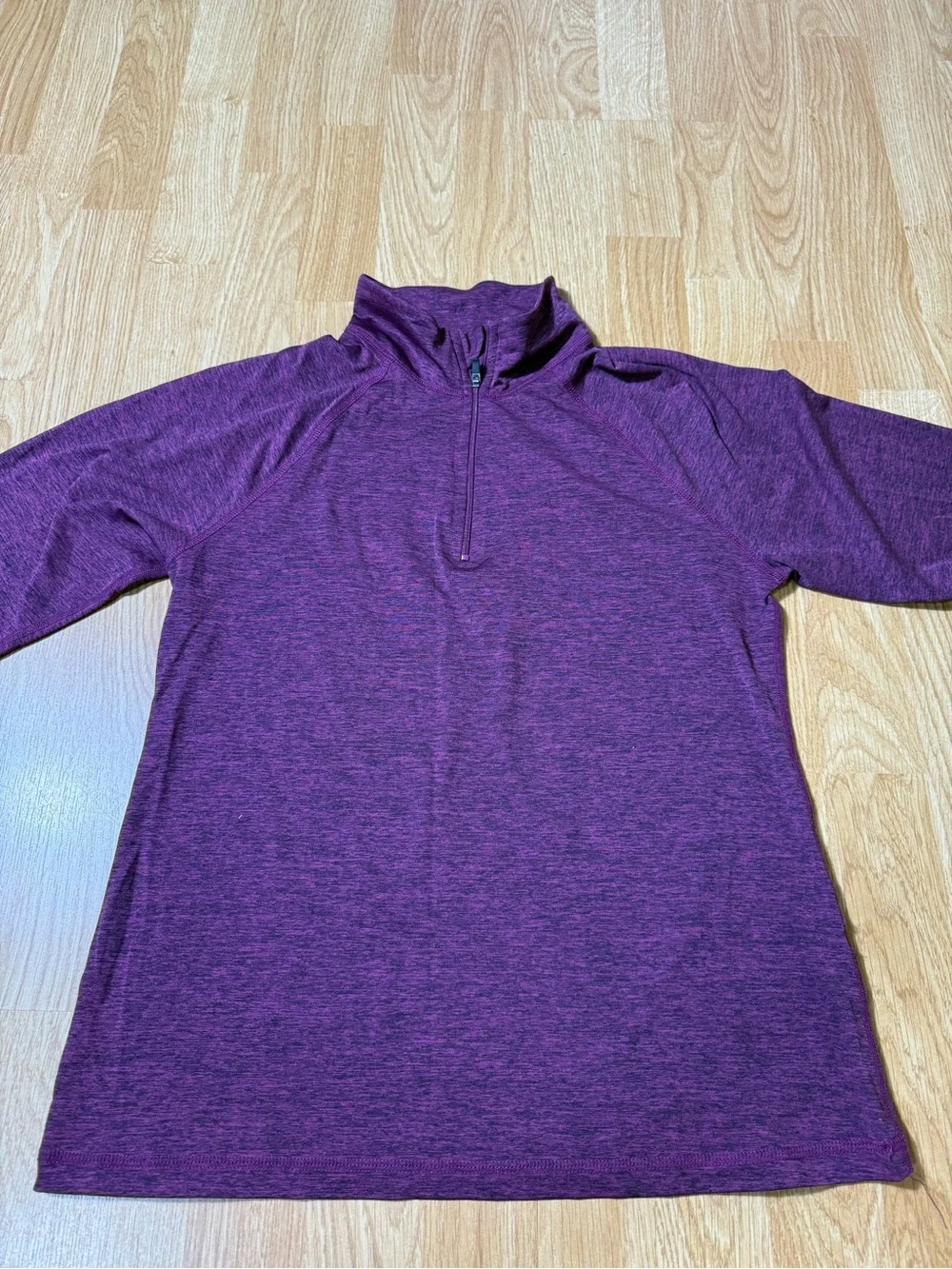 Women's Purple Quarter-Zip Performance Top - Size M